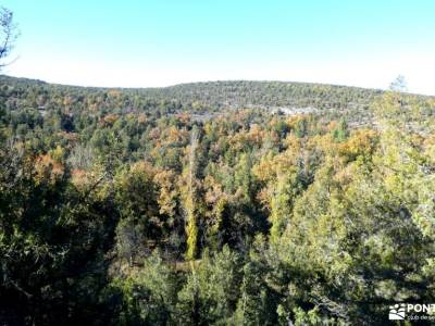 Sabinar, Cañón río Caslilla; actividades sierra madrid dibujos de senderismo ecoparque cercedilla vi